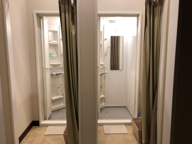 スポーツプラザ山新石岡のシャワー室